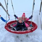 Schaukeln im Winter