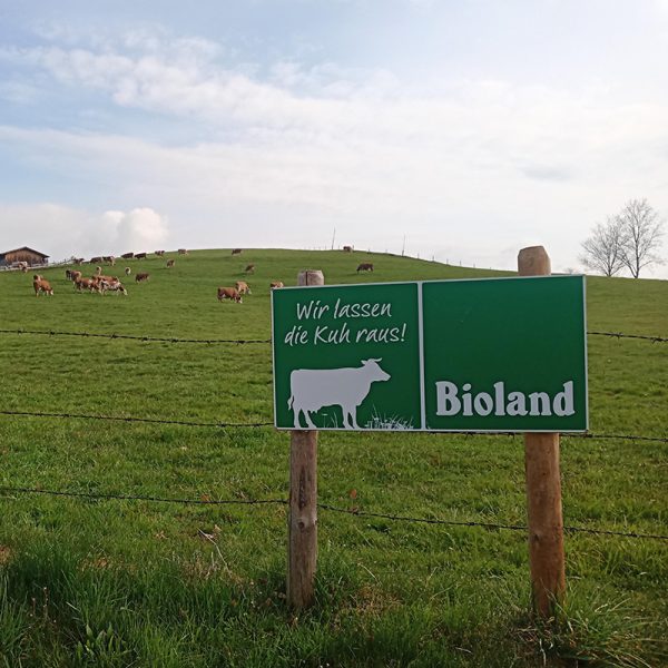 Schild Bioland