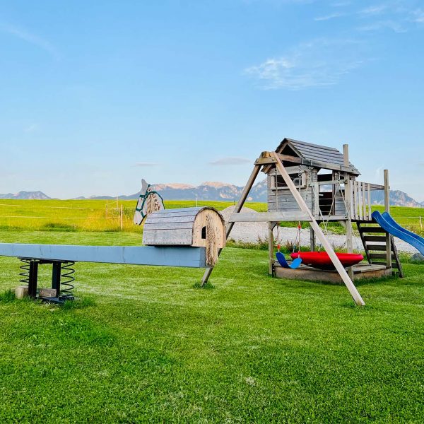 Kinderspielplatz des Bio-Ferienhofs Köpf